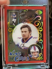 2021 Panini Illusions Josh Allen King of Cards Red 23/149 Kc-8 Bills