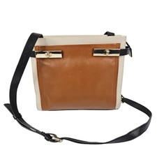 Autograph Womens Leather Crossbody Shoulder Bag Brown Black Beige Smart Casual