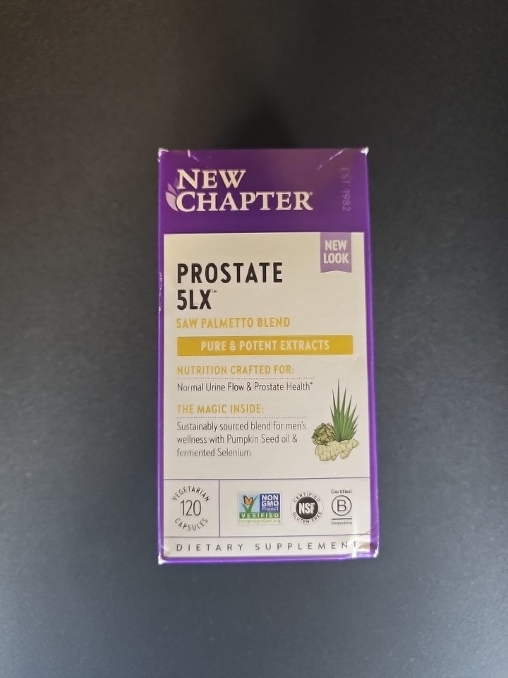 New Chapter Prostate 5LX Saw Palmetto Blend Supplement 180 C