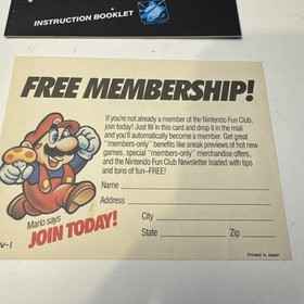 10-Yard Fight (Nintendo Entertainment System NES 1985) Complete In Box CIB 