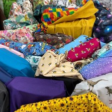 100% COTTON Digital Printed Fabric Dress Cushion Clothing Crafts Quilt Toys 54"