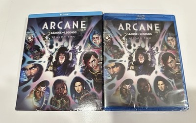 Arcane: League of Legends Season 2 Two 3 Disc Blu-ray w/ Slipcover New & Sealed 