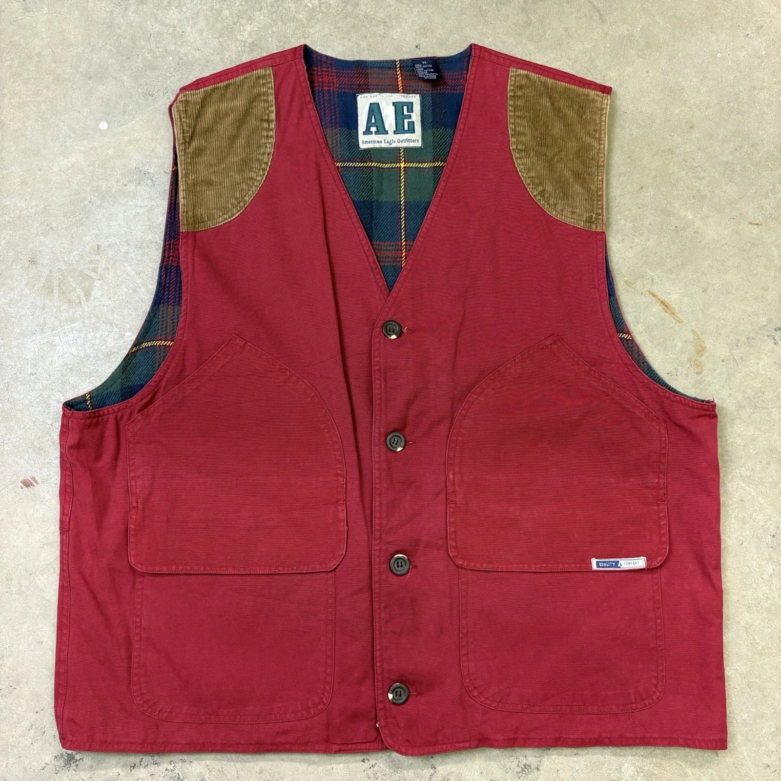 Vintage American Eagle Vest Size XL Red Hunting Fishing
Opens in a new window or tab