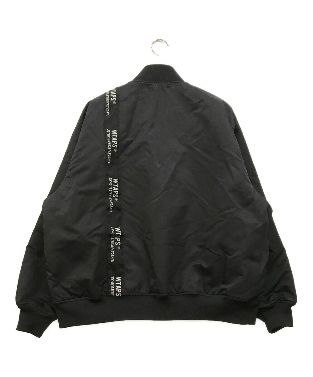 WTAPS TEAM JACKET NYLON team jacket nylon Size: 03 Black Men WTAPS TEAM JACKET NYLON team jacket nylon Size: 03 Black Men