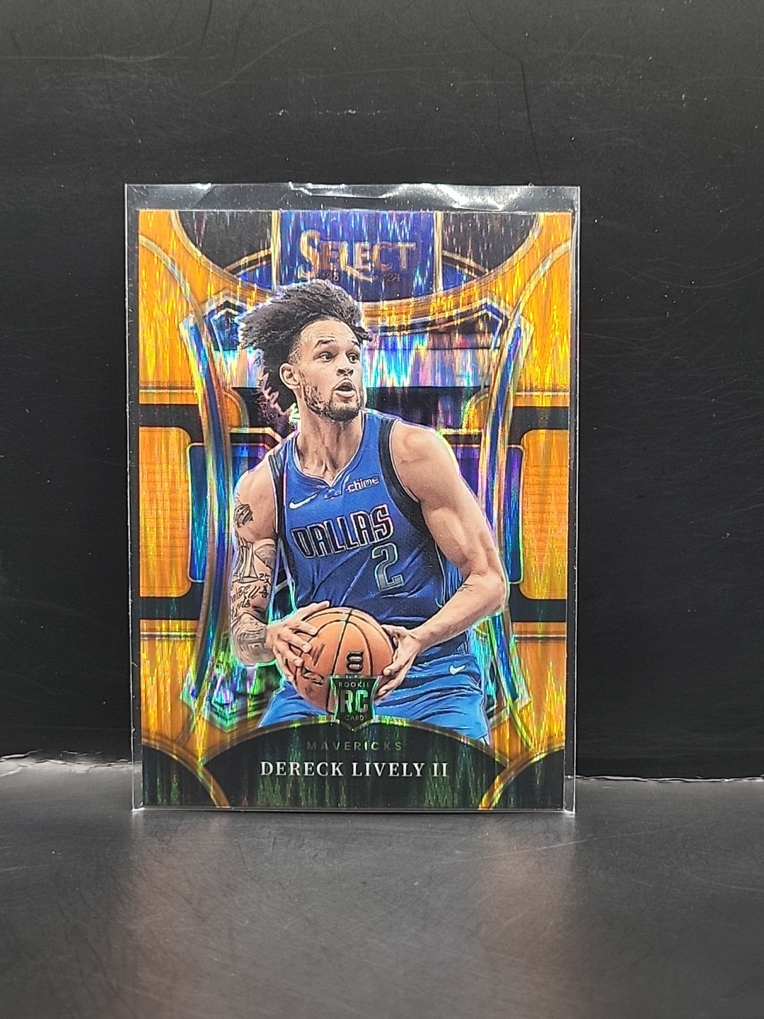 Dereck Lively II 2023-24 Select #313 Orange Flash Prizm Dallas Mavericks RC