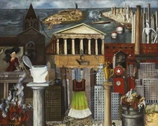 1933 My Dress Hangs There by Frida Kahlo 11"X14" GLOSSY POSTER PRINT