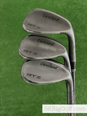 Cleveland RTZ Black Satin 3 Wedge Set (50, 54, & 60 Degrees