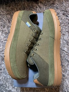 Lems Mens Chillum Barefoot Shoe Size 9.5 Olive Canvas Minimalist Lace Up Sneaker Lems Mens Chillum Barefoot Shoe Size 9.5 Olive Canvas  main image 2