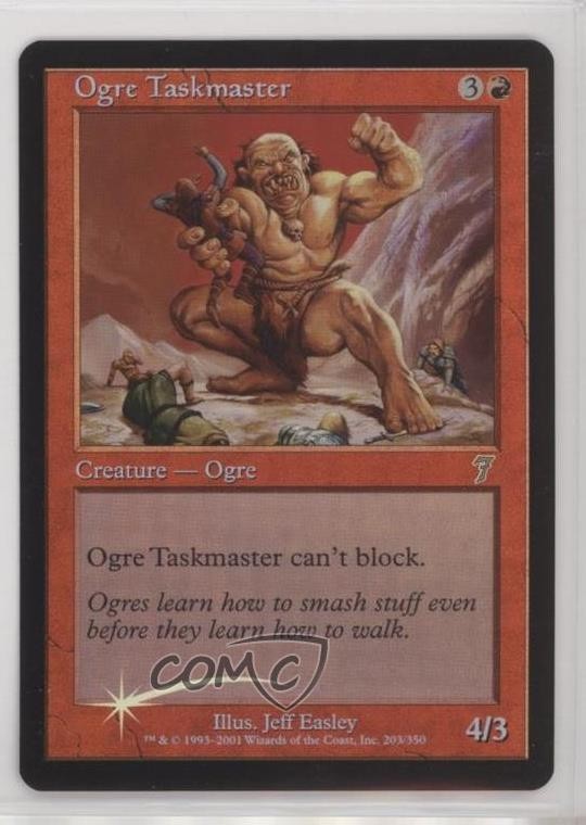 Ogre Taskmaster Foil Magic: 7th Edition #203 2001