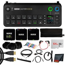 RODE RODECaster Video All-in-One Production Console Integrated Audio  Video