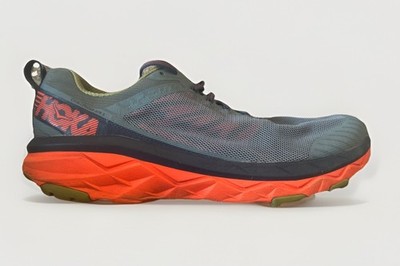 Hoka Challenger ATR 6 Trail Running Shoes Mens Size 11 2E Green Orange Sneakers