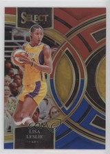 2024 Panini Select WNBA Premier Level Red & Blue Prizm /399 Lisa Leslie HOF 02v3