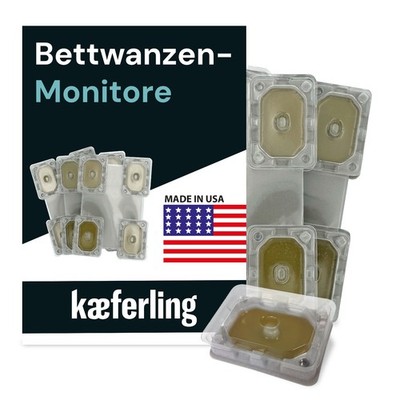 Catchmaster Bettwanzenfalle - giftfrei & geruchlos - Monitor zur Prävention