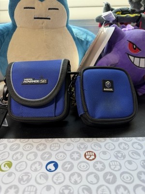 Gamecube CD Case & Gameboy Advance SP Carrying Case Blue