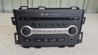 2009-2010 Nissan Murano Radio Receiver AM-FM-6 Disc CD Aux Line 281851AA0A OEM