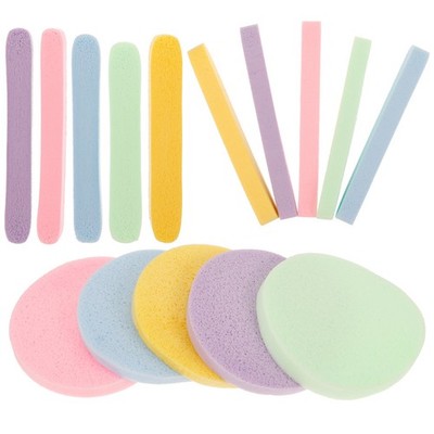 60 Pcs Gesichtsschwämme Make -up -Schwamm Puff Für Gesichtsbehandlungen