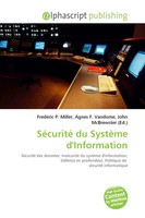 Frederic P. Miller (U. A.) | SéCurité Du SystèMe D'information | Taschenbuch