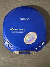 Sony Walkman D-E350 Portable CD Player Sapphire Blue Sound issue READ 
