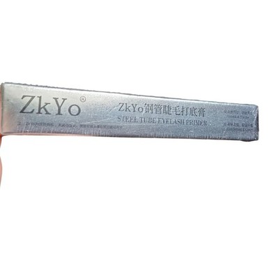 ZkYo Steel Tube Eyelash Primer Natural Slender Curl Setting Lash Base Silver New