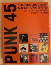 Punk 45 : The Singles Cover Art of Punk 1976-80 book Jon Savage 1st press KBD