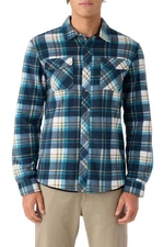 O'Neill Mens Glacier Plaid Superfleece Standard Fit Shirt