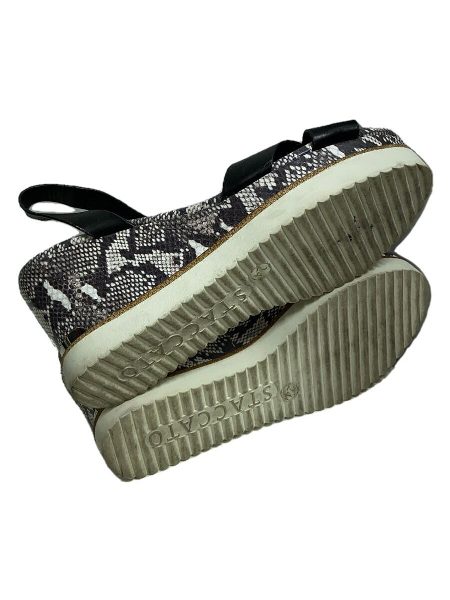 Staccato Python Pattern Thick Sole Sandals 24Cm B… - image 4