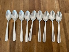 9 cuillères à café métal argenté Cailar Bayard 11,7cm