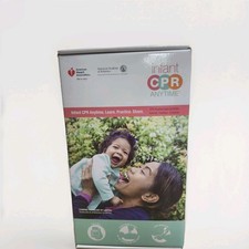 Infant CPR Anytime Kit American Heart Association DVD Training Baby Manikin