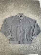 Bugatchi Jacket Mens M Gray Modal Rayon Bombe...