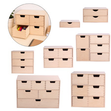 Schubladenbox aus Holz Organizer Minikommode für Kleinigkeiten Creative Deco