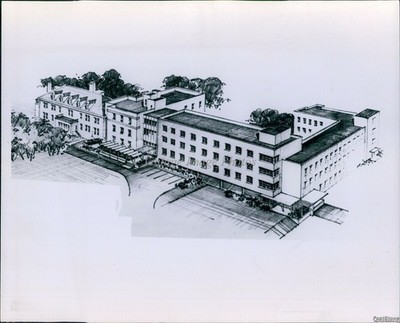 1962 Artists Rendering Of Presbyterian Home High Point Architecture Photo 8x10