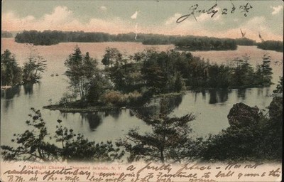 Thousand Islands, NY New York Outsight Channel 1906 Antique Vintage Postcard