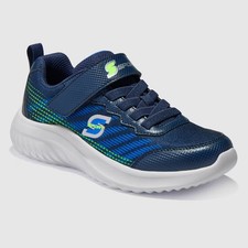 S Sport By Skechers Kids' Kolt Hook and Loop Sneakers - Navy