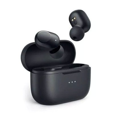 Black 5.0 TWS Wireless Bluetooth Earbuds Stereo Headphones with Charging Case