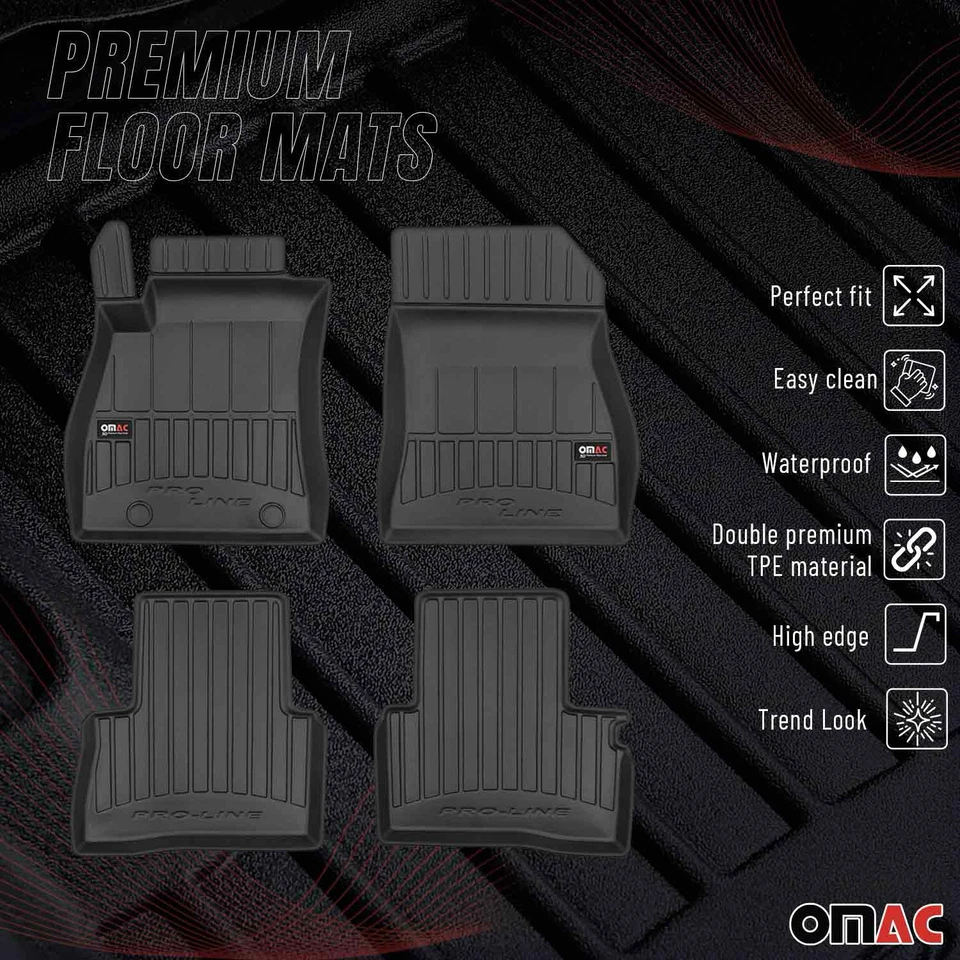 Juego completo de alfombrillas forros premium Nissan Juke 2011-2017 para todo tipo de clima resistente Foto 2 de 4