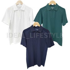 UNIQLO Roger Federer DRY-EX Quarter-Zip Polo Shirt Quick-Dry Mesh Men 482306 NWT