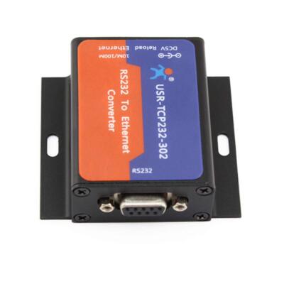 Single Port Serial Server RS232 RS485 RS422 Serial to Ethernet Converter DC 5...