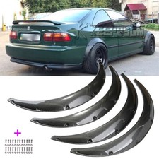 For Honda Civic Del Sol 35 Fender Flares Arches Widebody Mudguard Carbon Look For Honda Civic Del Sol 35 Fender Flares Arches Widebody Mudguard Carbon Look