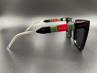 Buy Gucci GG0603S 006 Havana Rectangle Sunglasses online