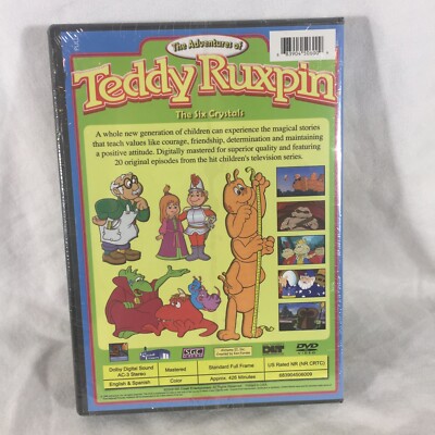 Adventures of Teddy Ruxpin - The Six Crystals [DVD] NEW