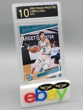 2020 Panini Preatige Charlotte Hornets LAMELO BALL #72 rookie RC graded LRG 10