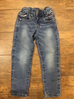 3-4 Toddler Boy s Dopodopo Blue Jeans Denim adjustable waist
