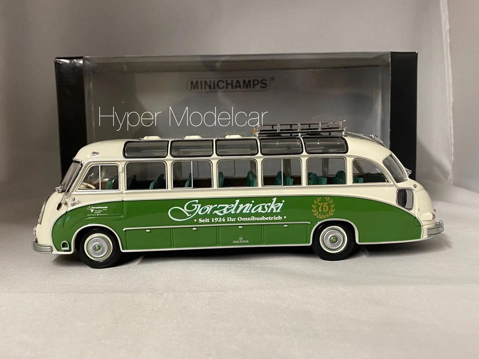 MINICHAMPS 1/43 SETRA S8 AUTOBUS 1951 GORZELNIASKI ART.439030084 - Immagine 2 di 4