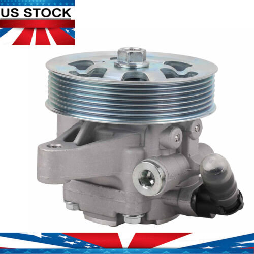 Power Steering Pump w/ Pulley Fits for 02-06 Acura RSX 06-11 Honda Element CR-V - Imagen 1 de 19