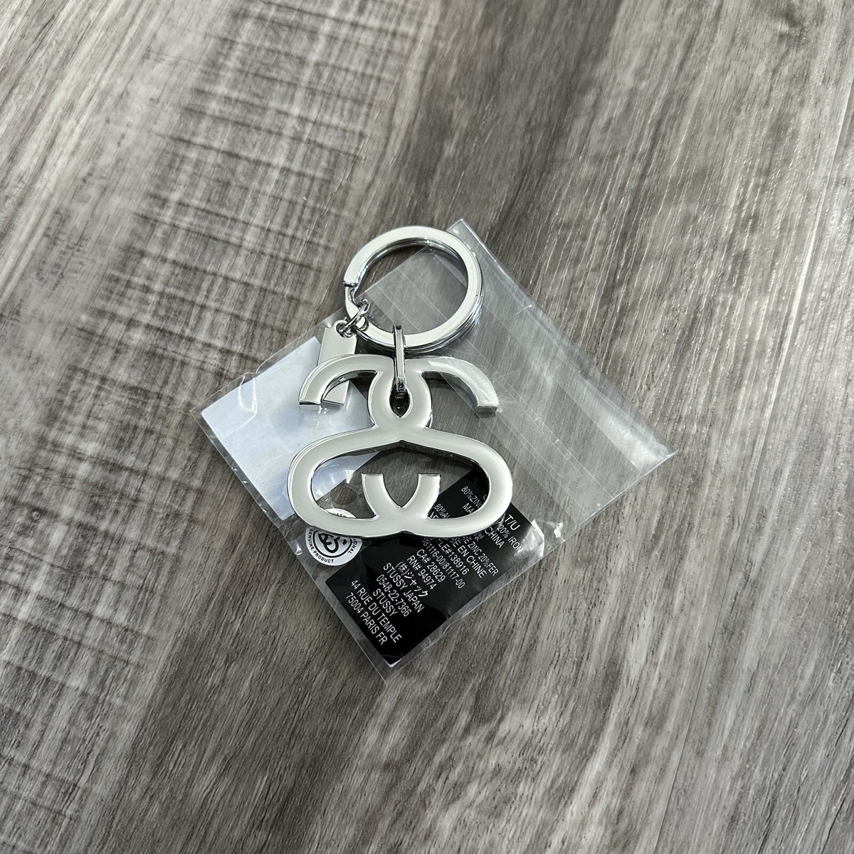 Stussy Silver SS Link Keychain - Brand New | eBay Stussy Silver SS Link Keychain - Brand New | eBay
