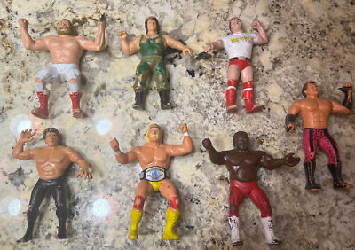 りんページ Vintage 1980's WWF Wrestling Figures LJN Titan Wrestler Lot 7 + IC