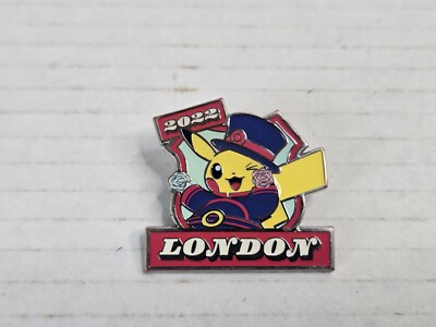 Pokemon 2022 London World Championship Game Collector Pikachu Pin