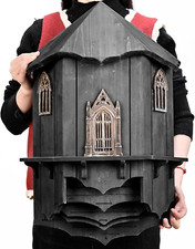 Extra Large Wooden Castle Bat Houses for outside Bat Box for Outdoors - Four Cha