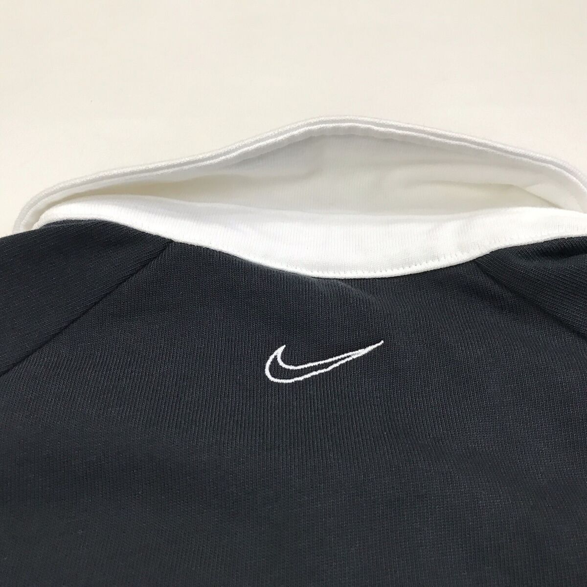 Nike Swoosh Men Rugby Shirt Long Sleeve Black/White CV0169 Nike Swoosh Men Rugby Shirt Long Sleeve Black/White CV0169
