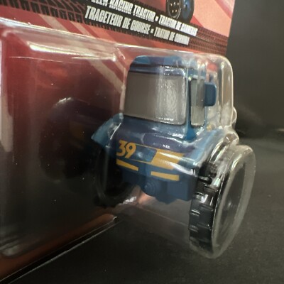Pixar Cars Disney View Zeen Racing Tractor Blue New in Pack In